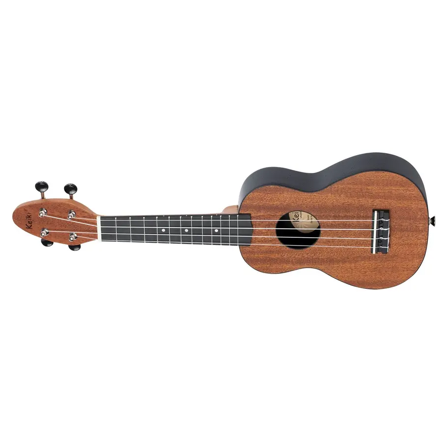 Ortega K2-MAH-L Keiki Soprano ukulelepakke, Mahogany, Lefthand 