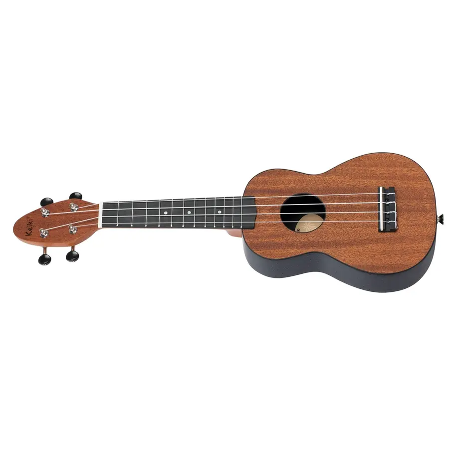 Ortega K2-MAH-L Keiki Soprano ukulelepakke, Mahogany, Lefthand 