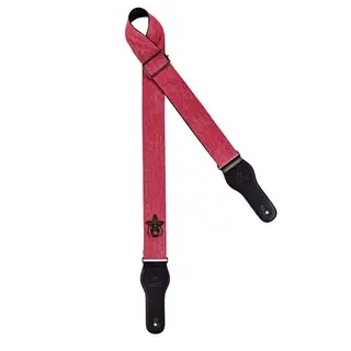 Ortega OCS-100 Guitar Strap Highland Series, Worn Out Pink