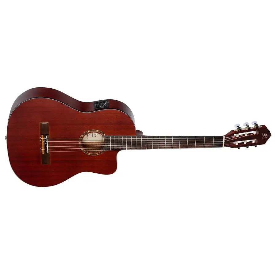 Ortega RCE125MMSN Klassisk gitar 4/4 Size, med mik, Thin, Slim Neck 