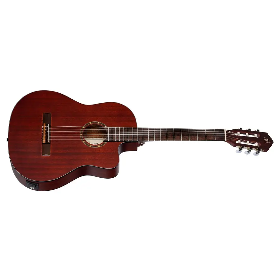 Ortega RCE125MMSN Klassisk gitar 4/4 Size, med mik, Thin, Slim Neck 