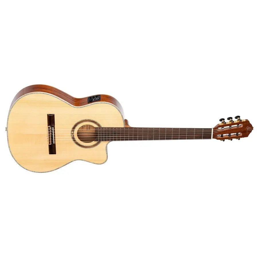 Ortega RCE138-T4 Klassisk gitar 4/4 Size, Thin, med mik, Slim neck 