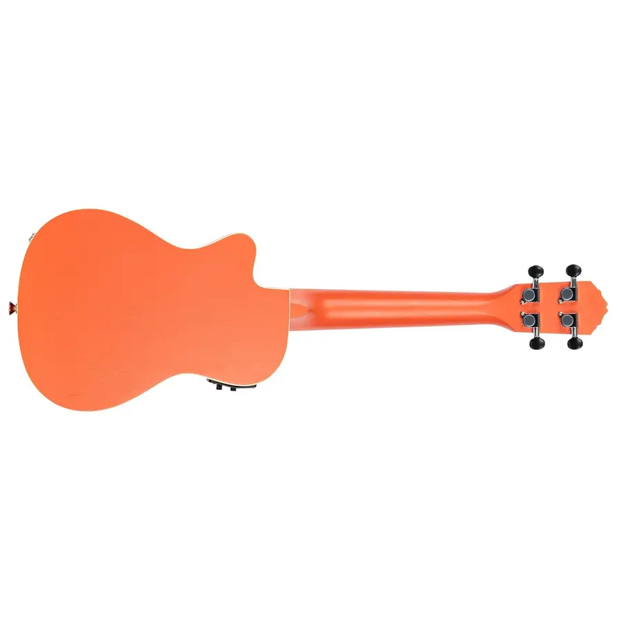 Ortega RUPUKI-CE Concert ukulele med mik, Earth, Pumpkin Orange 