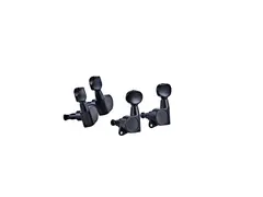 Ortega OTMUKDC-GB Mekanikk Ukulele Die Cast, Black, Black button