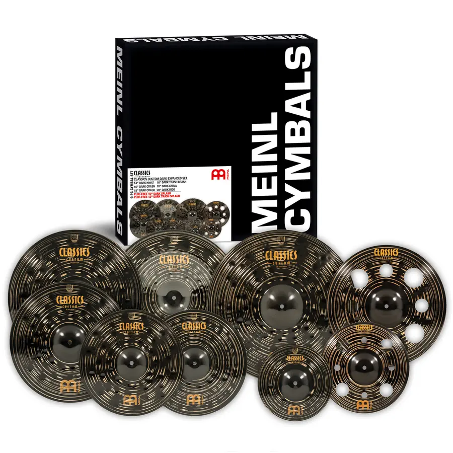 Meinl Cymbals CCD-ES1 Classics Custom Dark 8 pcs Cymbal-set 