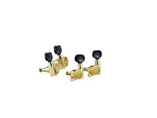 Ortega OTMUKDC-GO Mekanikk Ukulele Die Cast, Gold, Black button