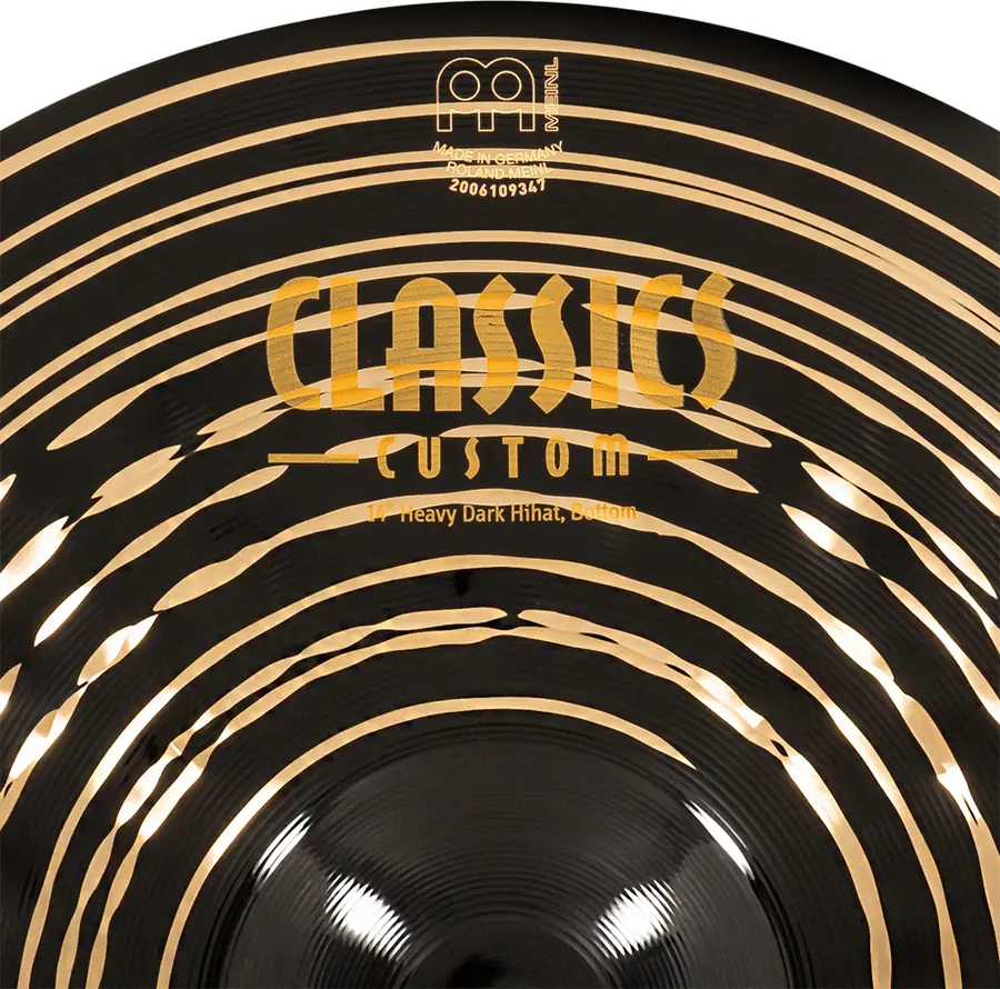 Meinl Cymbals CC14HDAH Classics Custom 14 Heavy Dark Hi-hat 