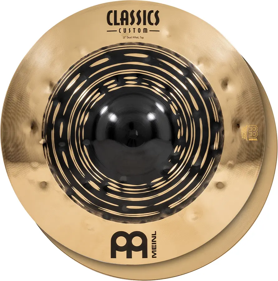 Meinl Cymbals CC15DUH Meinl 15 Classics Custom Dual Hihat" 