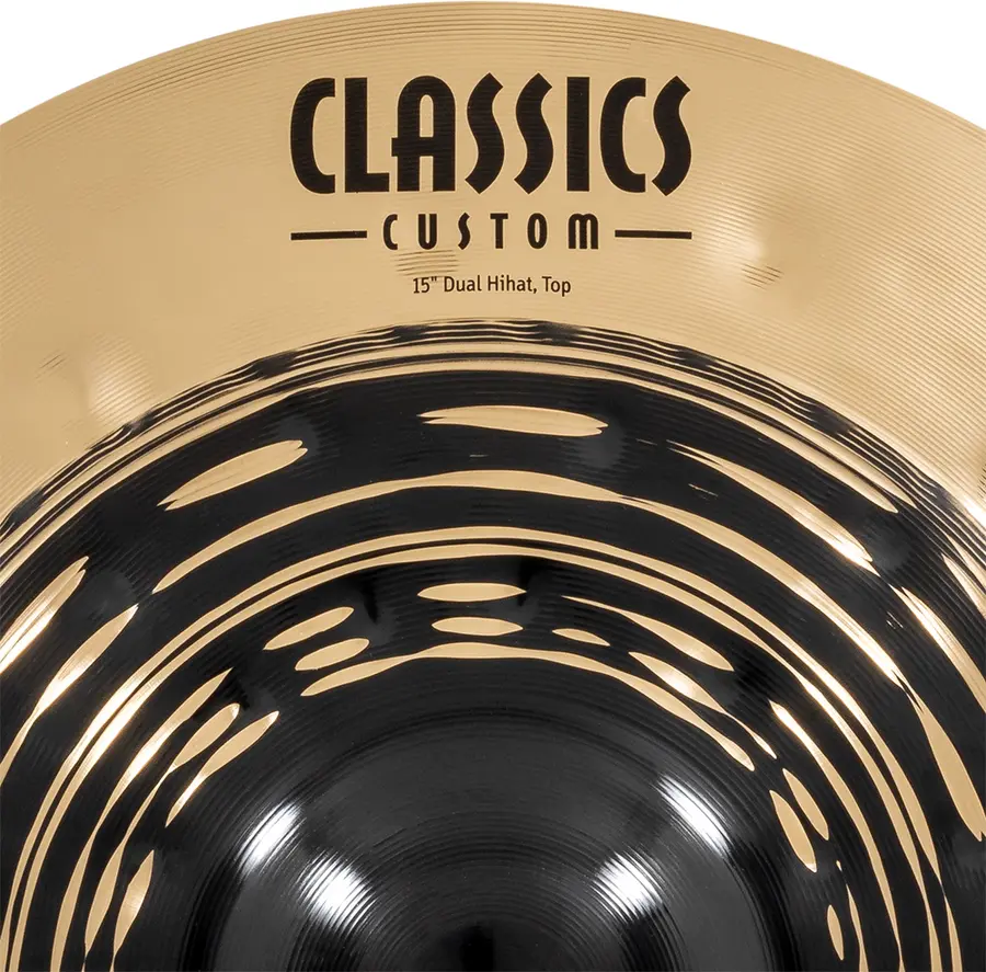 Meinl Cymbals CC15DUH Meinl 15 Classics Custom Dual Hihat" 