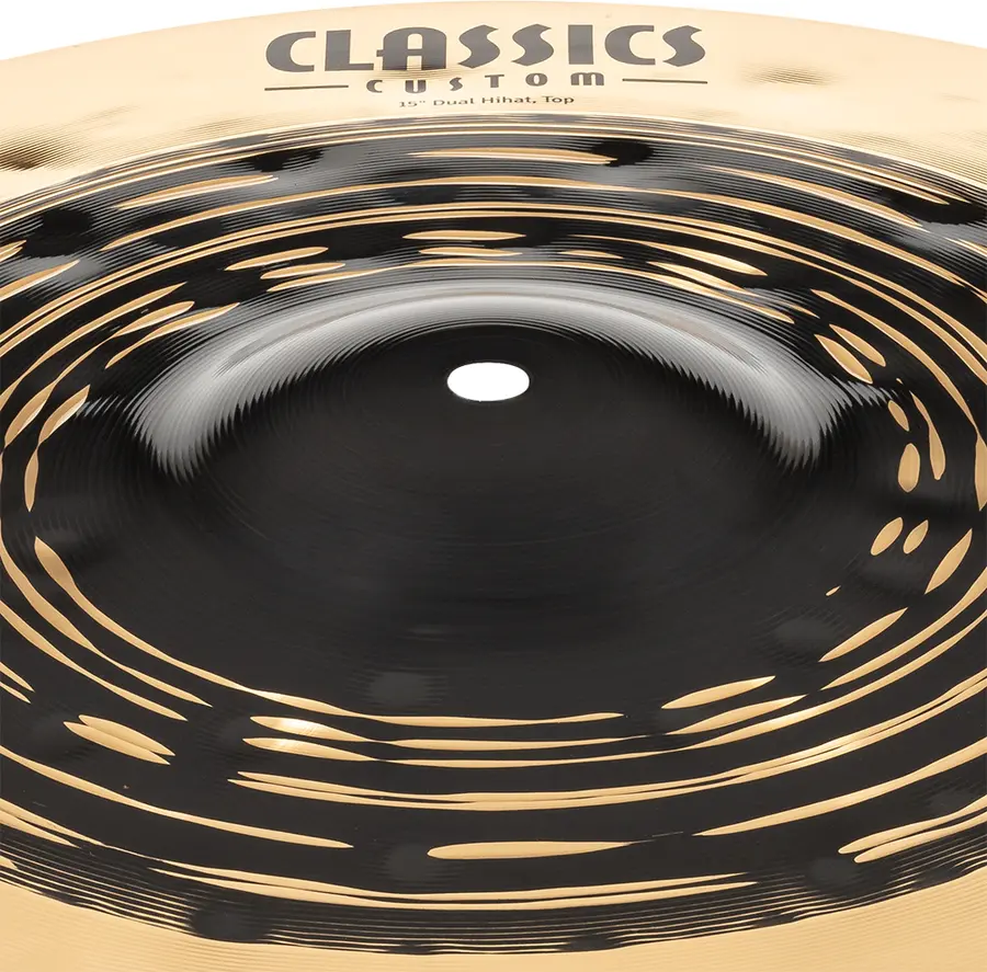 Meinl Cymbals CC15DUH Meinl 15 Classics Custom Dual Hihat" 