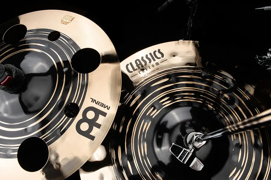 Meinl Cymbals CC15DUH Meinl 15 Classics Custom Dual Hihat" 