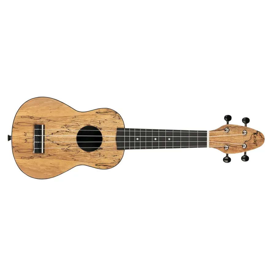 Ortega K3-SPM Keiki Soprano ukulelepakke, Spalted Maple 