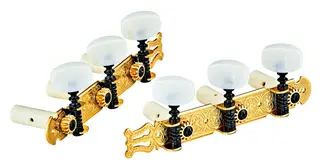 Ortega OTMSTD-GOWH Mekanikk Classic Gold/White Pearl buttons