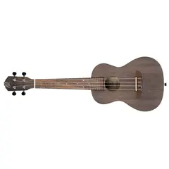 Ortega RUCOAL-L Concert ukulele Earth, See Thru Black, Lefthand