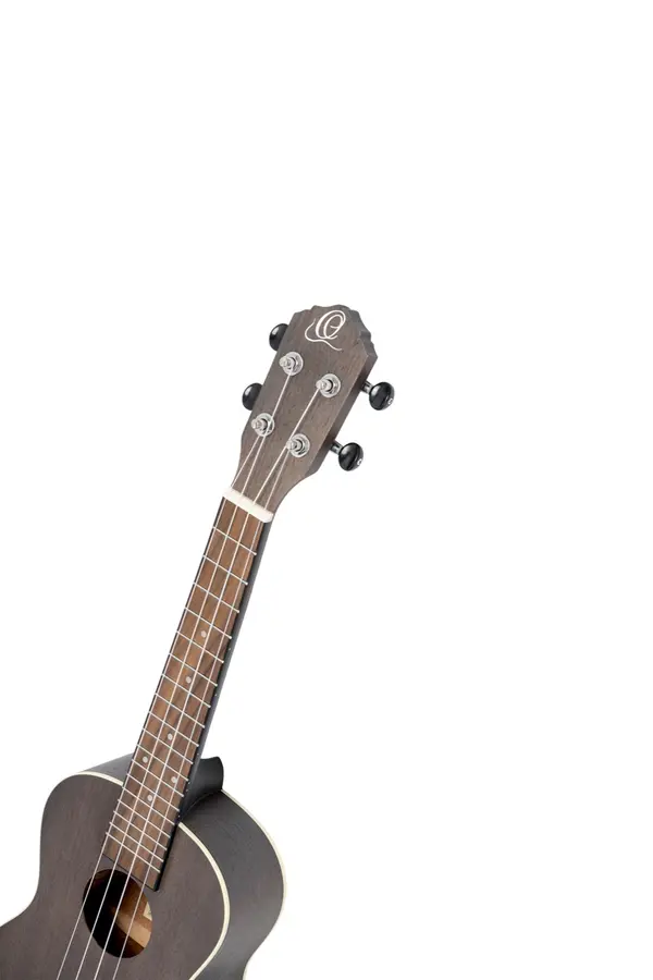 Ortega RUCOAL-L Concert ukulele Earth, See Thru Black, Lefthand 