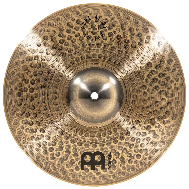 Meinl Cymbals PAC14MTH Pure Alloy Custom 14 Medium Thin Hi-Hat 