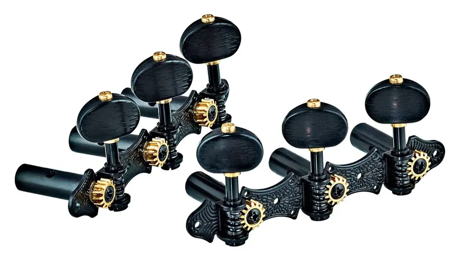 Ortega OTMDLX-BKBK Mekanikk Classic Black/Black buttons 