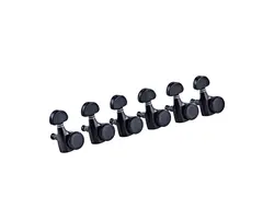 Ortega OTMLOCK33-GB Mekanikk Elgitar Locking, 3+3, Black