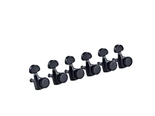 Ortega OTMLOCK33-GB Mekanikk Elgitar Locking, 3+3, Black
