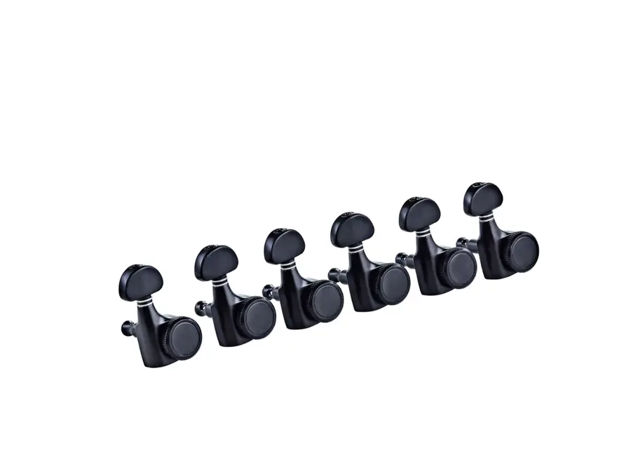 Ortega OTMLOCK33-GB Mekanikk Elgitar Locking, 3+3, Black 
