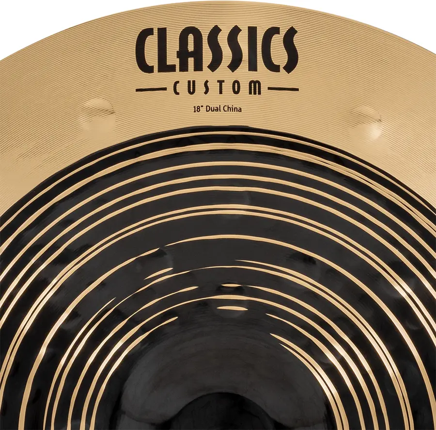 Meinl Cymbals CC18DUCH Meinl 18 Classics Custom Dual China" 