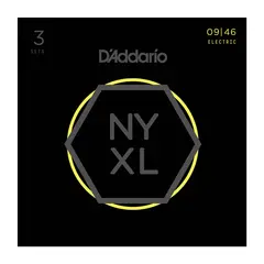 D'Addario NYXL0946-3P Strengesett (009-046) 3-pack