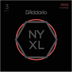 D'Addario NYXL1052-3P Strengesett (010-052) 3-pack