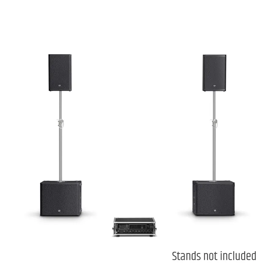 LD Systems STINGER G3 EVENT SET 2 x 10" + 2 x 15" passive + Amping Rack 