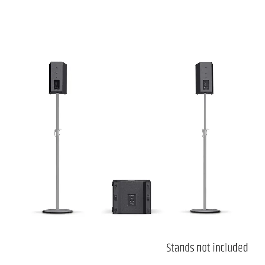 LD Systems STINGER G3 LOUNGE SET 2 x 8" + 1 x 15" passive + Amping Rack 