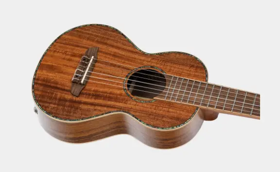 Ortega RGLE18ACA Guitarlele Mikrofon & gigbag, all Acacia, solid top 