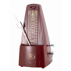 Soundsation MM-10P-R Metronom mekanisk m. klokke, Red