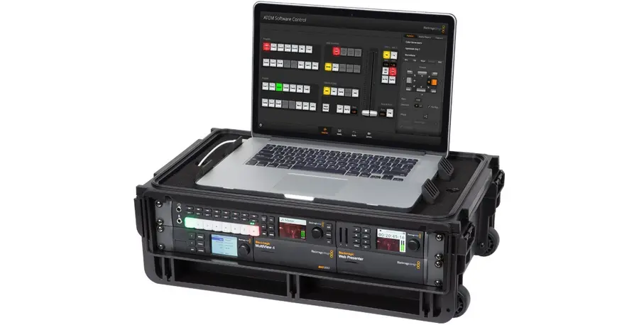 SKB 1SKB-iSF2U Solid og vanntett 2U rack-koffert 