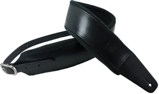 Profile FPB01 Guitar Strap Black Pro Italian Leather