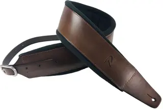 Profile FPB02 Guitar Strap Dark Tan Pro Italian Leather