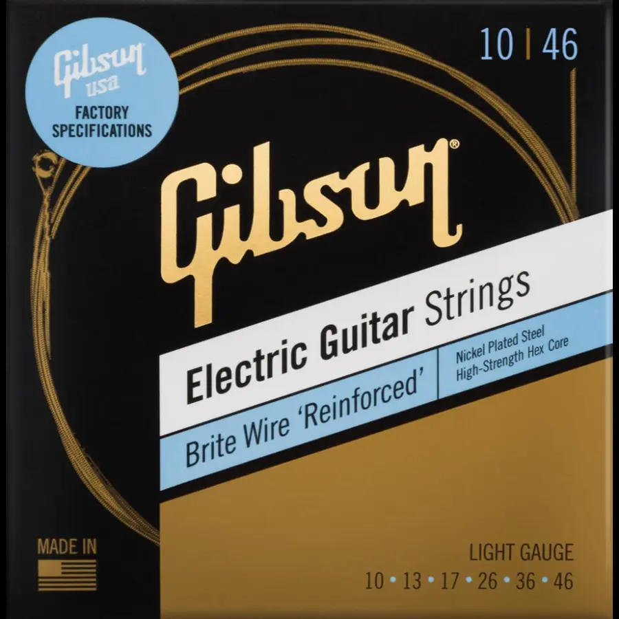 Gibson S&A Brite Wire Reinforced El. SEG-NWR10 (010-046) - Light 