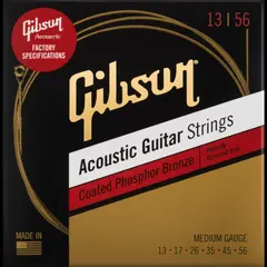 Gibson S&amp;A Coated Phosphor Bronze (013-056) Ac. Guitar Str. - Medium