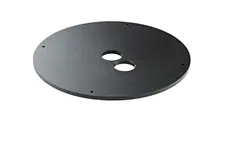 K&amp;M 26709 Vektplate for base med M20 gjenger, 5 kg, sort
