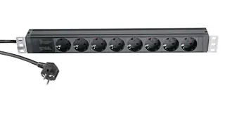 K&amp;M 28673 19"-Power box 8 sockets
