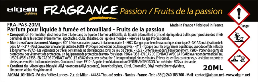 Algam Lighting 20 ML mist fragr passion FRA-PAS-20ML 