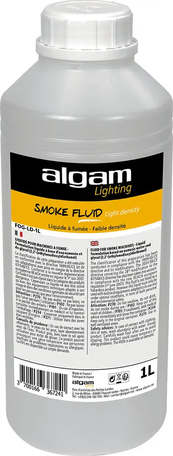 Algam Lighting 1 L low density smoke FOG-LD-1L 