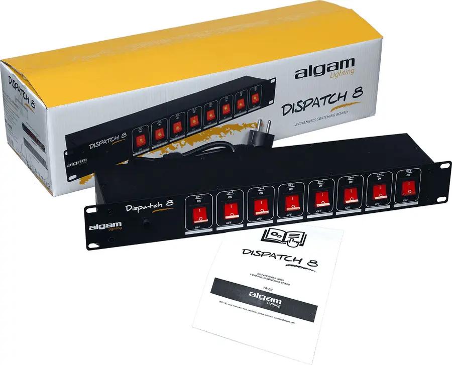 Algam Lighting DISPATCH-8 8-channel rack-mountable dispatch 