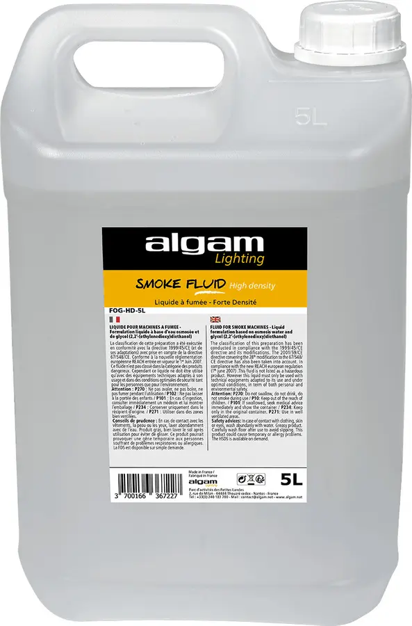 Algam Lighting 5 L smoke liquid FOG-HD-5L (high density) 