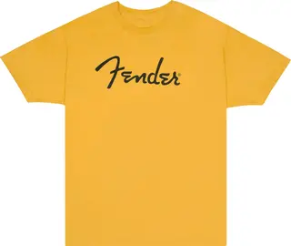 Fender Spaghetti Logo T-Shirt Butterscotch, L