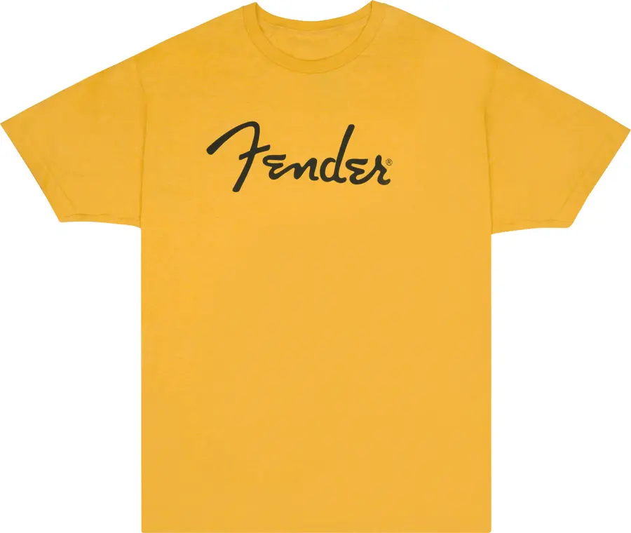 Fender Spaghetti Logo T-Shirt Butterscotch, L 