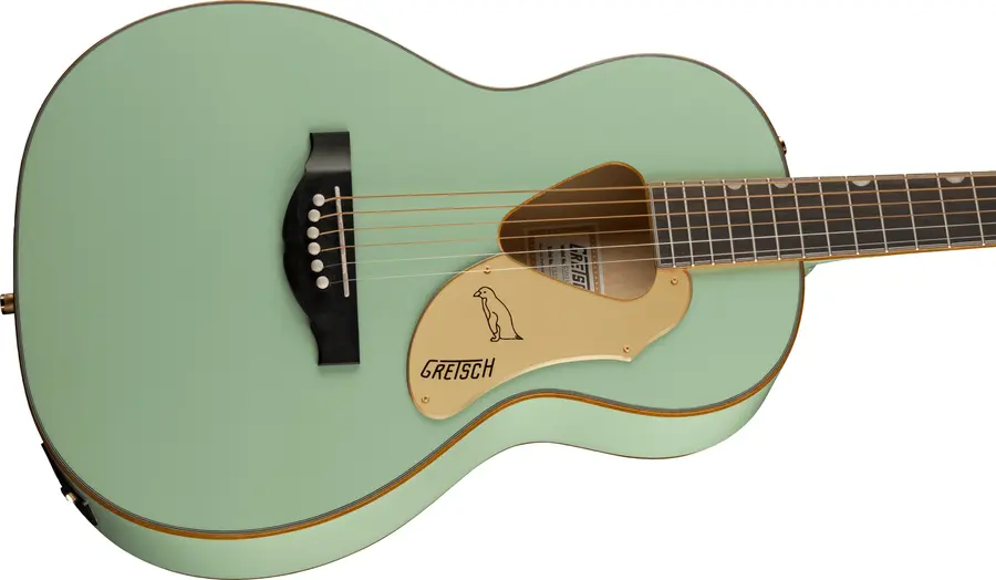 Gretsch G5021E Rancher Penguin Parlor Acoustic/Electric, Mint Metallic 