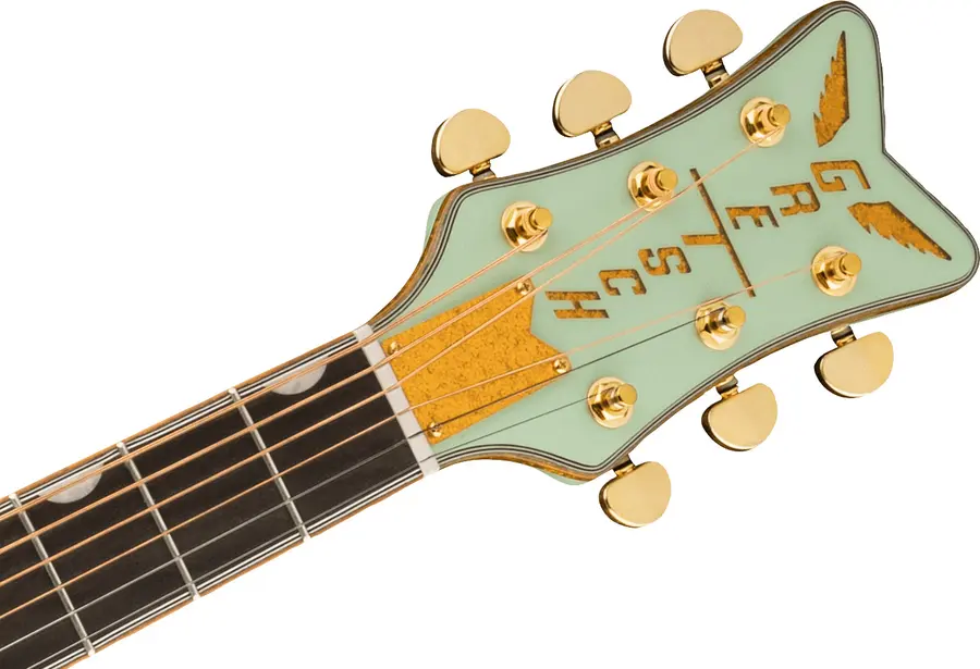 Gretsch G5021E Rancher Penguin Parlor Acoustic/Electric, Mint Metallic 