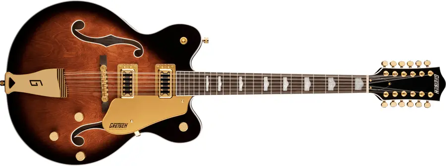 Gretsch G5422G-12 Electromatic Classic Hollow Body 12String Single Barrel Burst 
