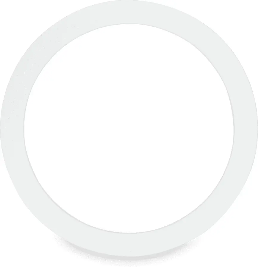 Code Drumheads PRTHLWH41 4" port hole, white 