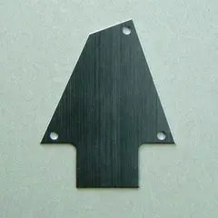 Ibanez 4PT1UV1BA Truss Rod Cover RG7 Aluminium Black
