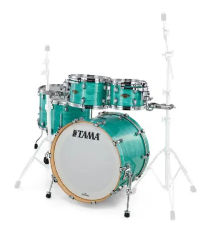 Tama WBR52RZS-SGS SC Walnut/Birch 5-del kit (10,12,14,16,22) Surf Green Silk 
